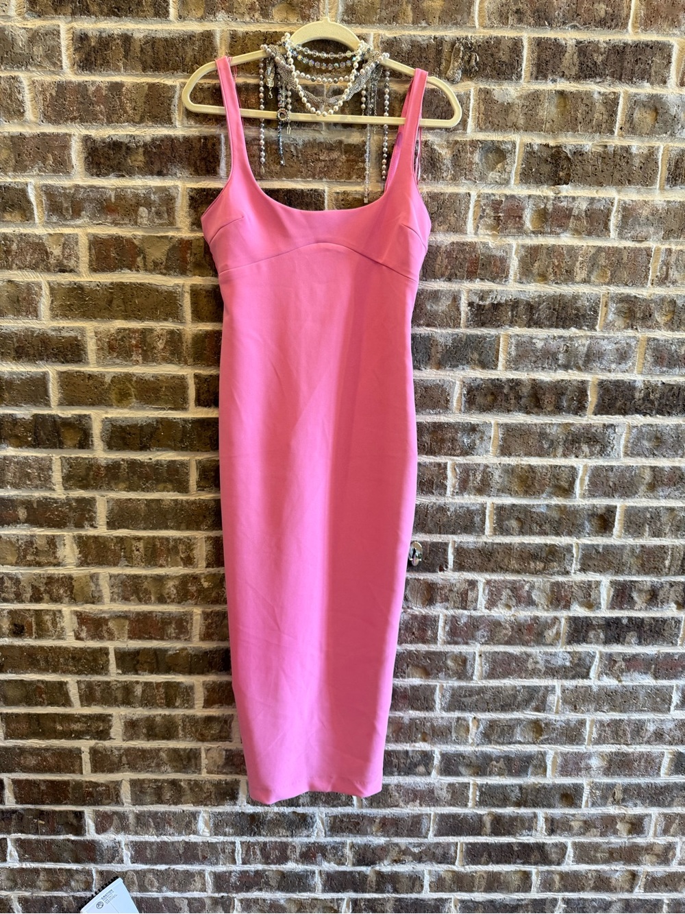 Zara Pink Midi Tank Dress
